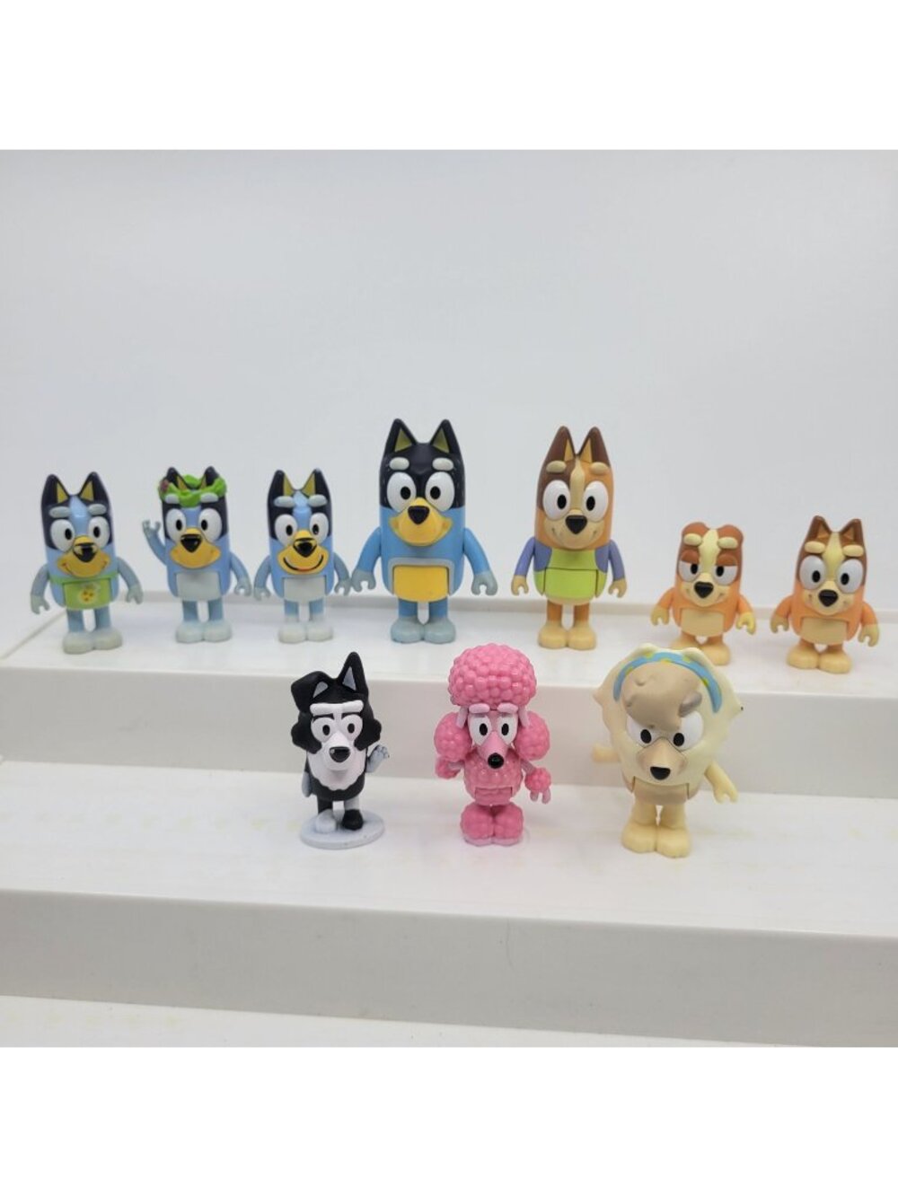 BLUEY Lot of Figures - Bingo, Mom, Dad, Judo, Makenzie, Coco